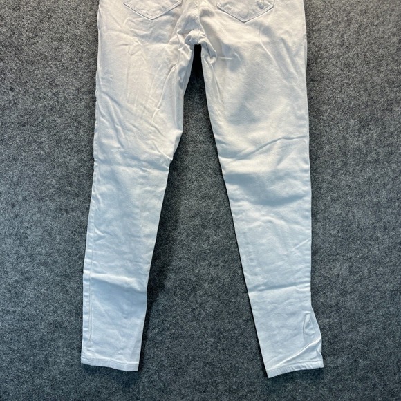 Kancan Women's Jeans Size 26‎ Skinny White Distressed Stretch Denim - Picture 11 of 13
